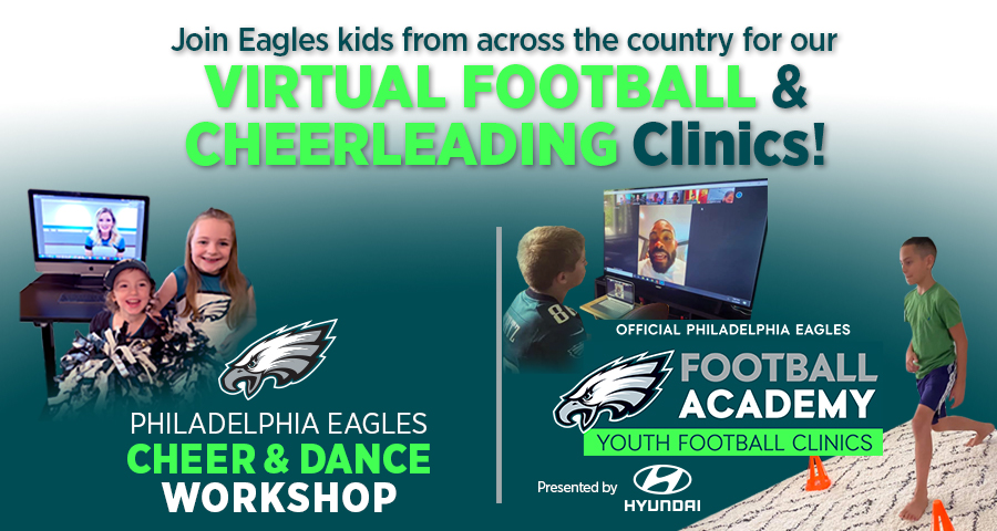 Philadelphia EAGLES Cheer and Football Clinic Landing Page Philadelphia EAGLES Cheer and Football Clinic Landing Page