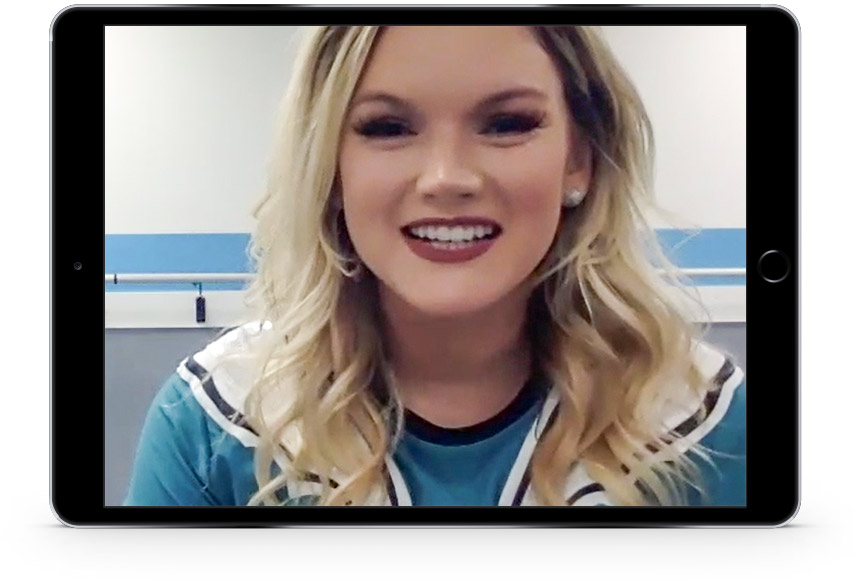 Work with the Eagles Cheerleaders as they teach fun dance routines that are great for social media sharing.