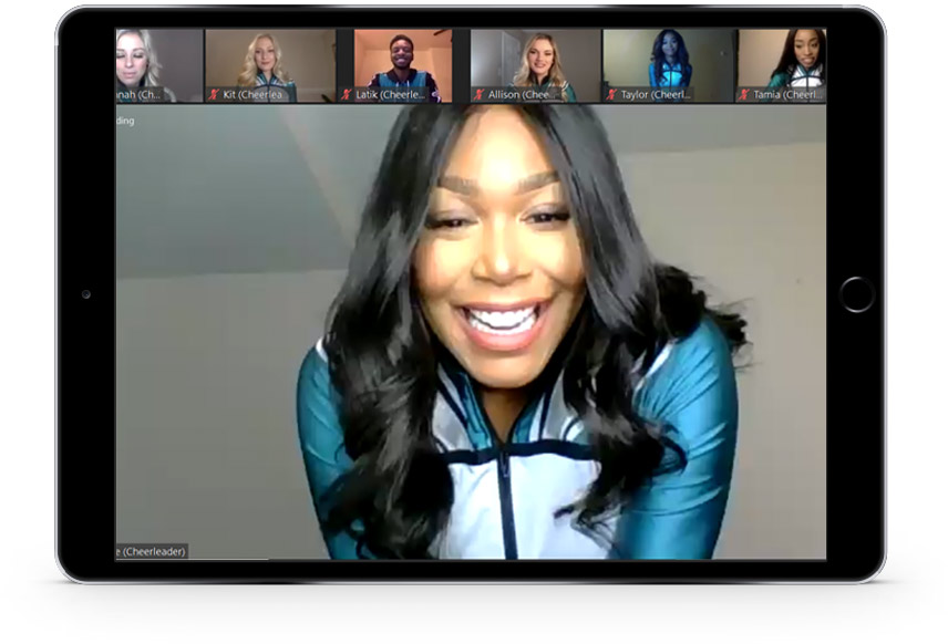Virtual Q & A with the Eagles Cheerleaders