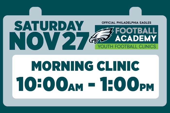 Eagles Clinic Date Nov 27
