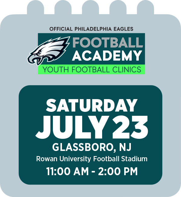 Saturday, July 23 - Glassboro, NJ - Rowan University Football Stadium - 11:00 AM to 2:00 PM