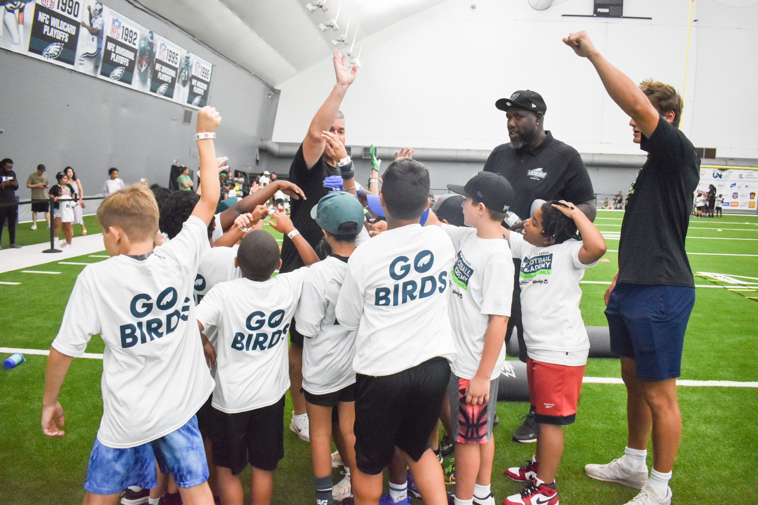 Youth football signup success